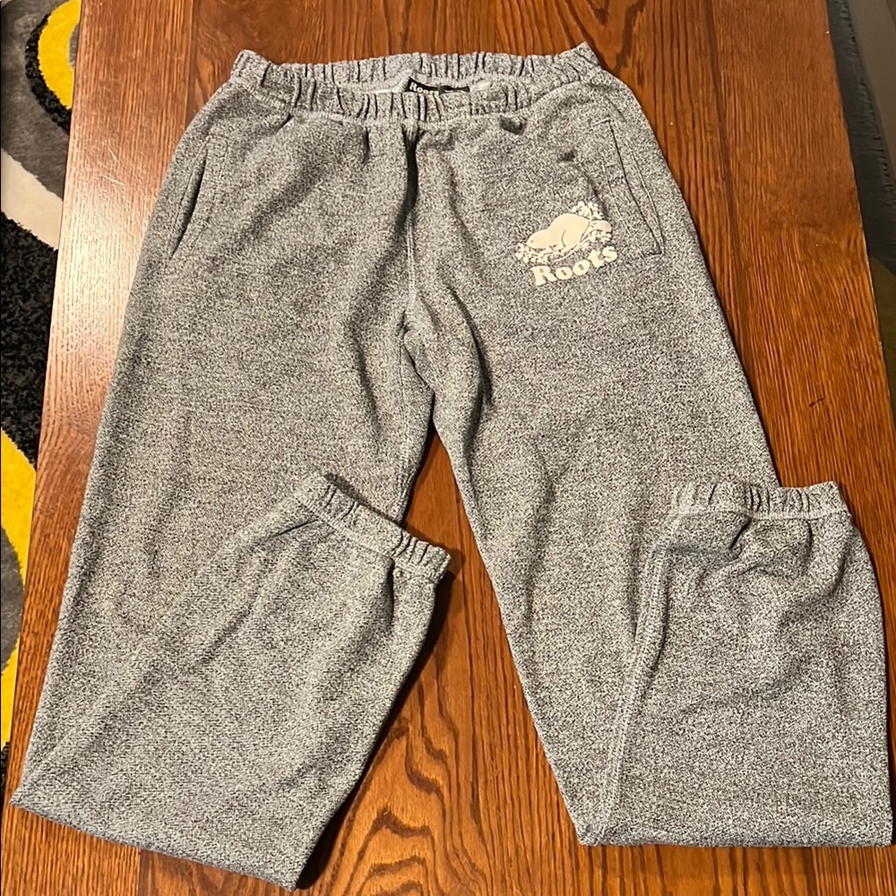 Roots | Women’s Size XS Gray Jogger Sweatpants Elastic Waist - Picture 1 of 10